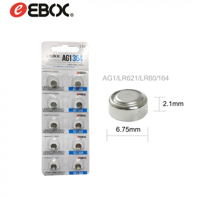 Pila De Boton Ag1/364/Lr60/164/Lr621 10 Unida