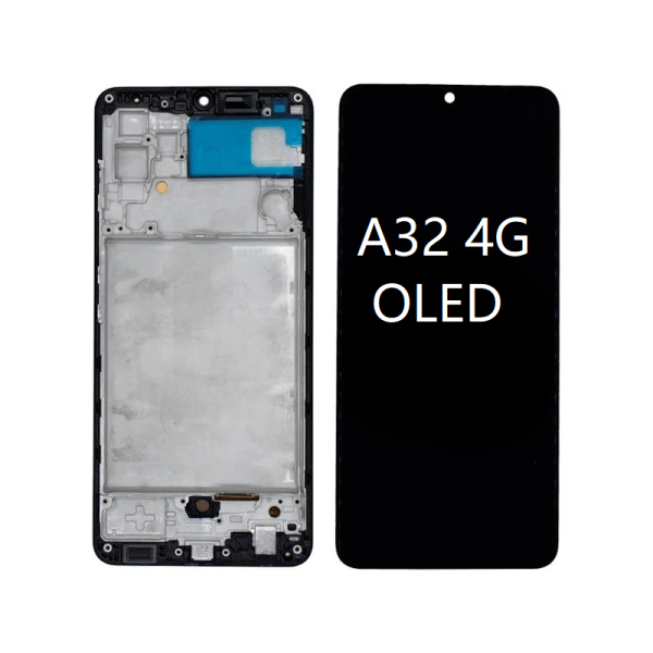 Pantalla Completa Para Samsung A32 4G Con Marco Oled 