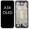 Pantalla Completa Para Samsung A34 5G / A346 Con Marco Oled