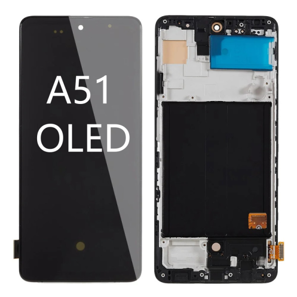 Pantalla Completa Para Samsung A51/A515 Con Marco Oled
