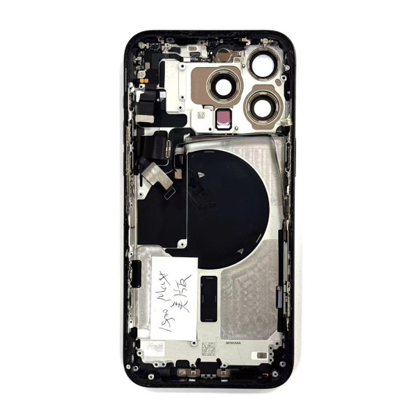 Chasis De Desmontaje Original (sin componentes) Para Iphone 15 Pro Max Negro - version america( 美版 )