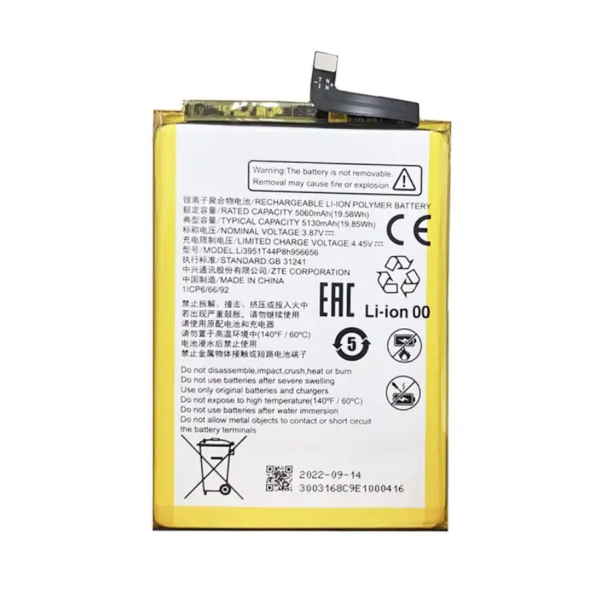 Bateria Para Zte V40 Design /Nubia Neo 5G -Li3844T45P8H896546