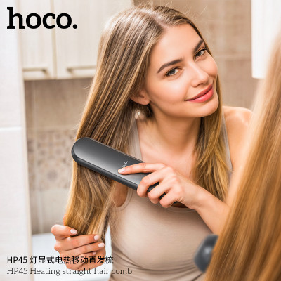 Hoco. HP45 Plancha Pelo Movil Indicador Luminoso