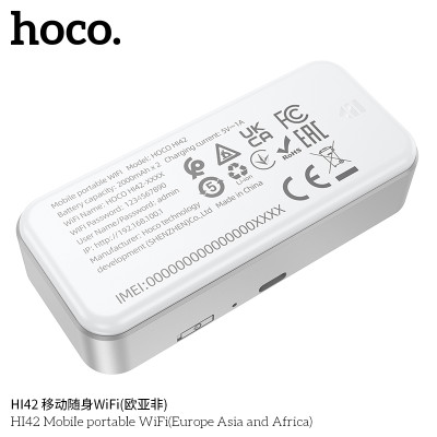Hoco. HI42 WiFi Portatil Para Sim (EU,AS,AF)