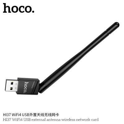Hoco. HI37 WiFi4 USB Tarjeta Red Inalámbrico
