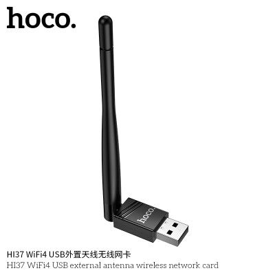 Hoco. HI37 WiFi4 USB Tarjeta Red Inalámbrico