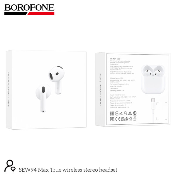 Borofone SEW94 Max Auricular TWS BT 7h