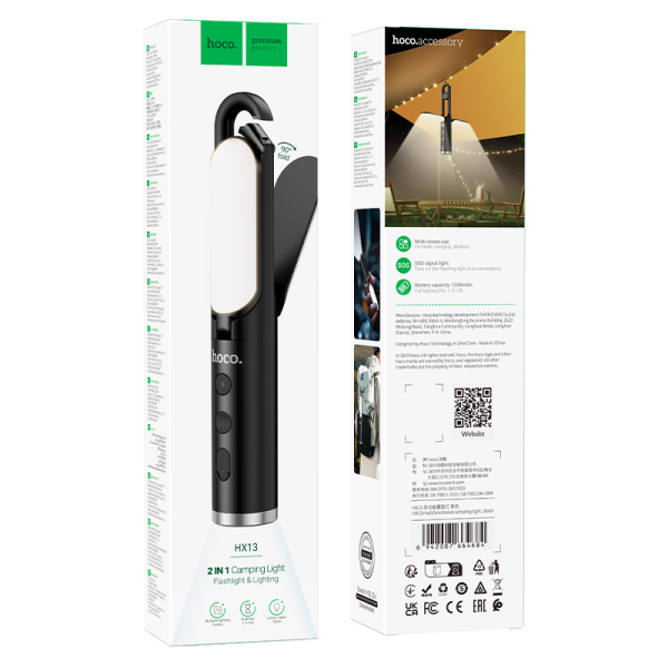 Hoco. HX13 Lampara Camping Multifuncional
