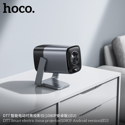 Hoco. DT7 Proyector Inteligente Enfoque Electrico (V.Android 1080p)