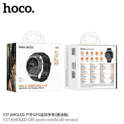 Hoco. Y37 AMOLED Reloj Deportivo GPS Exterior (V. Llamada)