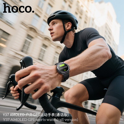 Hoco. Y37 AMOLED Reloj Deportivo GPS Exterior (V. Llamada)