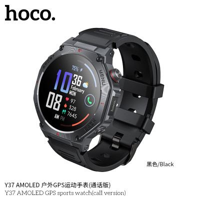 Hoco. Y37 AMOLED Reloj Deportivo GPS Exterior (V. Llamada)