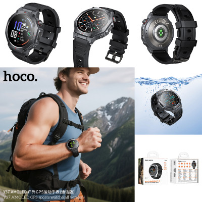 Hoco. Y37 AMOLED Reloj Deportivo GPS Exterior (V. Llamada)