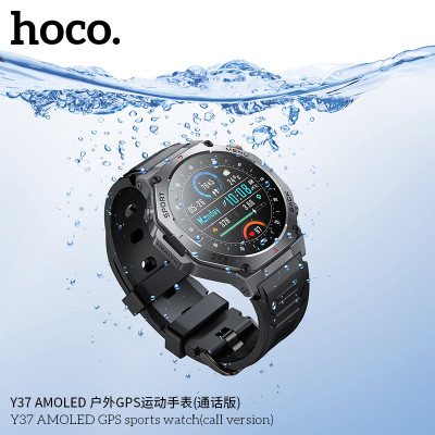 Hoco. Y37 AMOLED Reloj Deportivo GPS Exterior (V. Llamada)