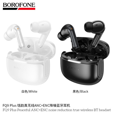 Borofone. FQ9 Plus Auricular TWS BT ANC+ENC 6h