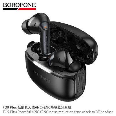 Borofone. FQ9 Plus Auricular TWS BT ANC+ENC 6h