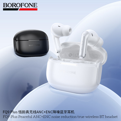 Borofone. FQ9 Plus Auricular TWS BT ANC+ENC 6h