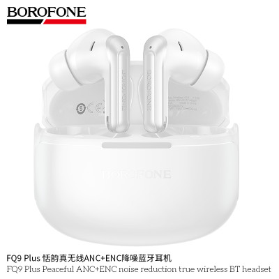 Borofone. FQ9 Plus Auricular TWS BT ANC+ENC 6h