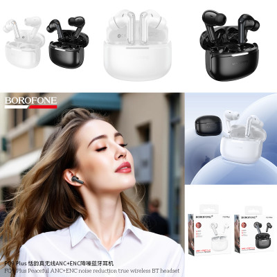Borofone. FQ9 Plus Auricular TWS BT ANC+ENC 6h