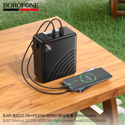 Borofone. BJ85 Power Bank Luz (100000mAh)