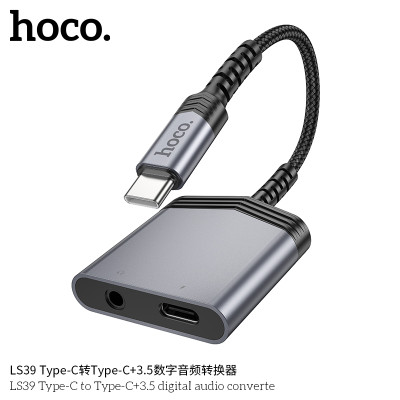 Hoco. LS39 Adaptador Audio C-C+3.5mm