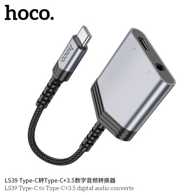 Hoco. LS39 Adaptador Audio C-C+3.5mm