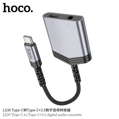 Hoco. LS39 Adaptador Audio C-C+3.5mm