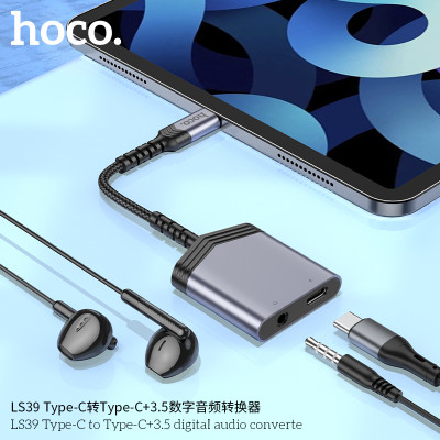 Hoco. LS39 Adaptador Audio C-C+3.5mm