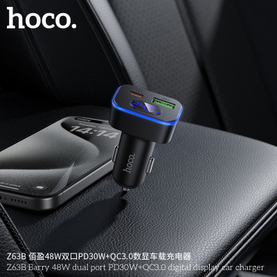 Hoco. Z63B Cargador Coche 48W