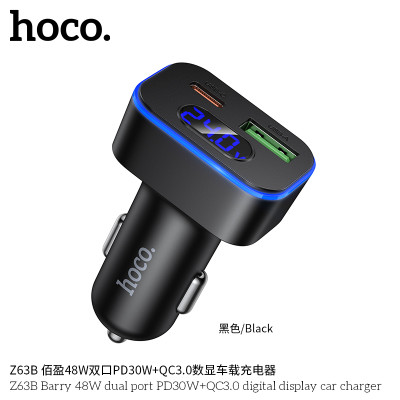 Hoco. Z63B Cargador Coche 48W