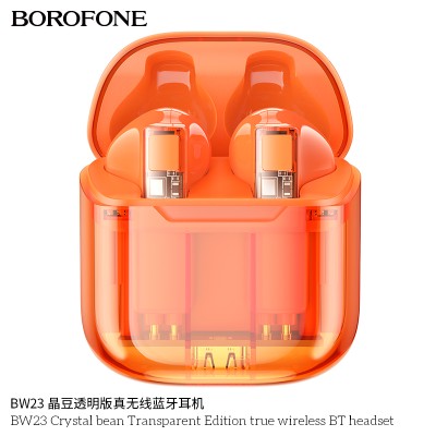 Borofone Bw23 Auriculares Inalambricos Transparentes