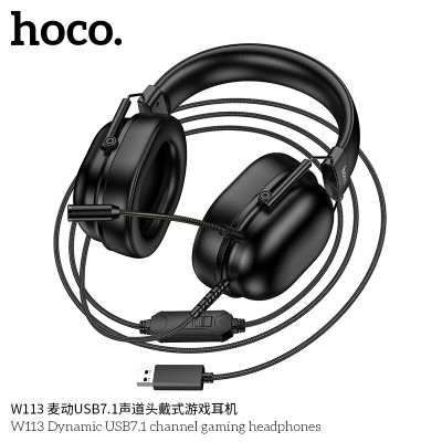 Hoco. W113 Auricular Gaming 7.1 Cable USB/JACK