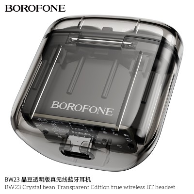 Borofone Bw23 Auriculares Inalambricos Transparentes