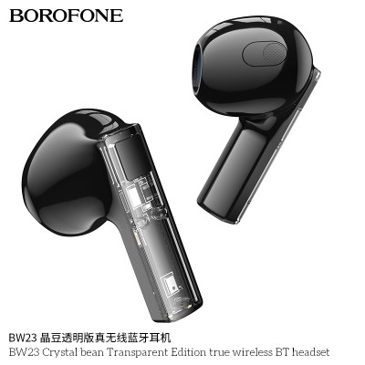 Borofone Bw23 Auriculares Inalambricos Transparentes