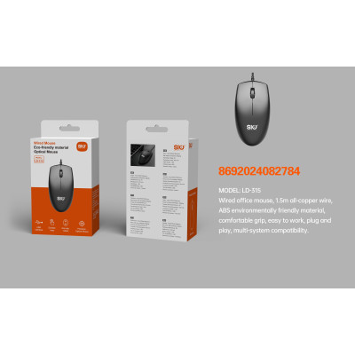 Sio. LD-315 Raton Con Cable