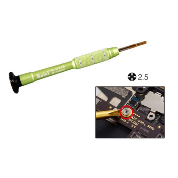 kaisi k-8116 Destornillador De Alta Calidad Para Iphone 2.5X25MM