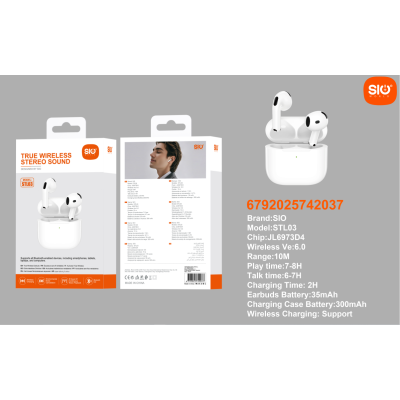 Sio. STL03 Auricular TWS BT ENC+8h