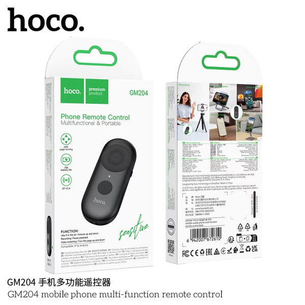 Hoco. GM204 Control Remoto Movil Multifuncional