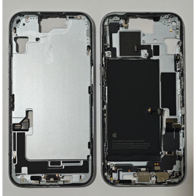 Chasis De Desmontaje Original Para Iphone 15 Blanco Azul