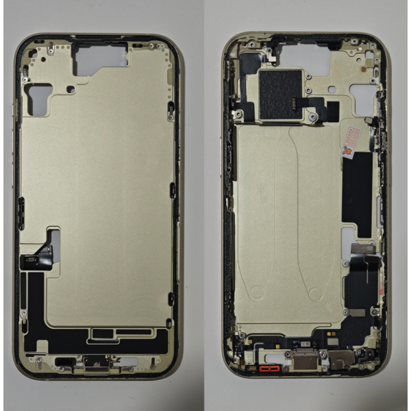 Chasis De Desmontaje Original Para Iphone 15 Amarillo