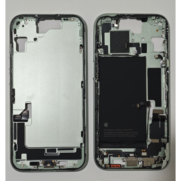 Chasis De Desmontaje Original Para Iphone 15 Verde