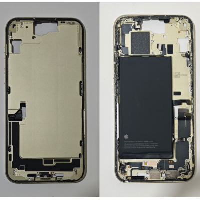 Chasis De Desmontaje Original Para Iphone 15 Plus Amarillo