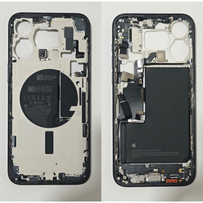 Chasis De Desmontaje Original Para Iphone 15 Pro Max Azul -Sin Tapa