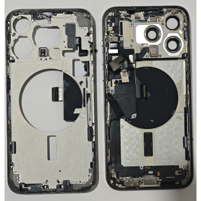 Chasis De Desmontaje Original Para Iphone 15 Pro Max Blanco -Sin Tapa