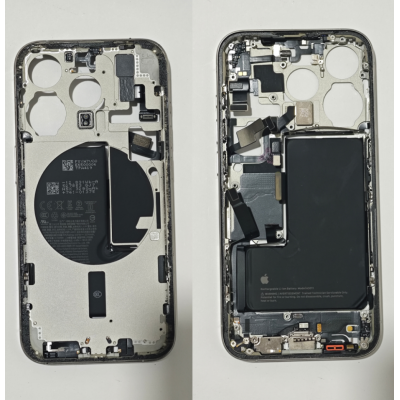 Chasis De Desmontaje Original Para Iphone 15 Pro Blanco