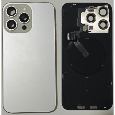 Tapa Trasera Desmontaje Original Para Iphone 15 Pro Max Blanco