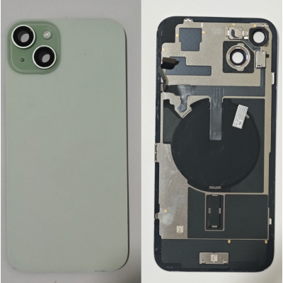 Tapa Trasera Desmontaje Original Para Iphone 15 Plus Verde