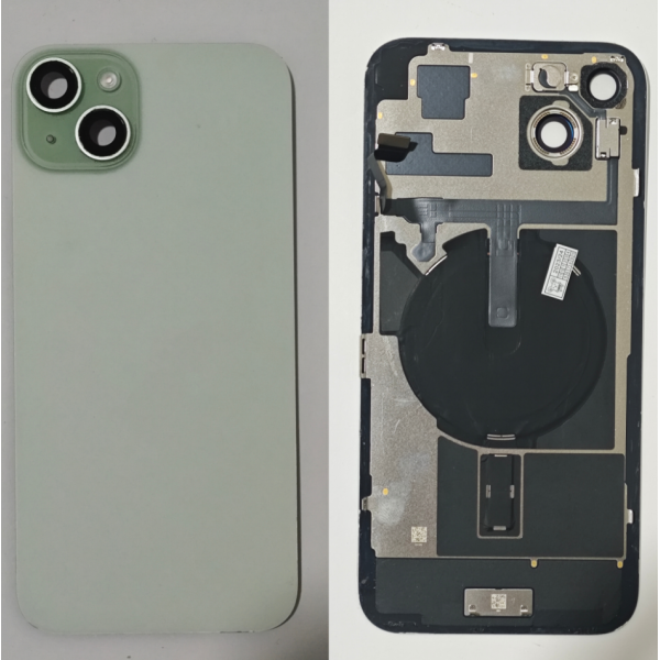 Tapa Trasera Desmontaje Original Para Iphone 15 Plus Verde