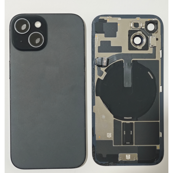 Tapa Trasera Desmontaje Original Para Iphone 15 Negro
