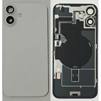 Tapa Trasera Desmontaje Original Para Iphone 16 Plus Blanco